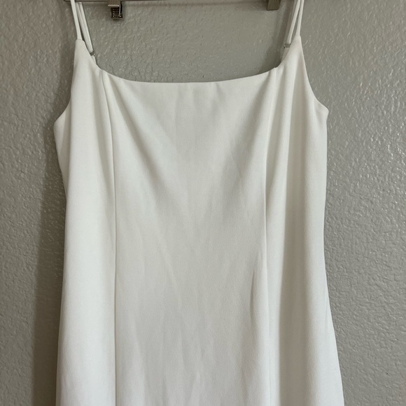Blessed Romance White Sleeveless Button Back Mermaid Maxi Dress - Picture 4 of 7